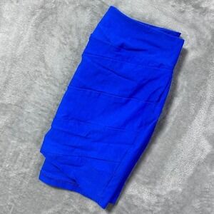 iZ Byer womens medium blue Stretch pencil skirt